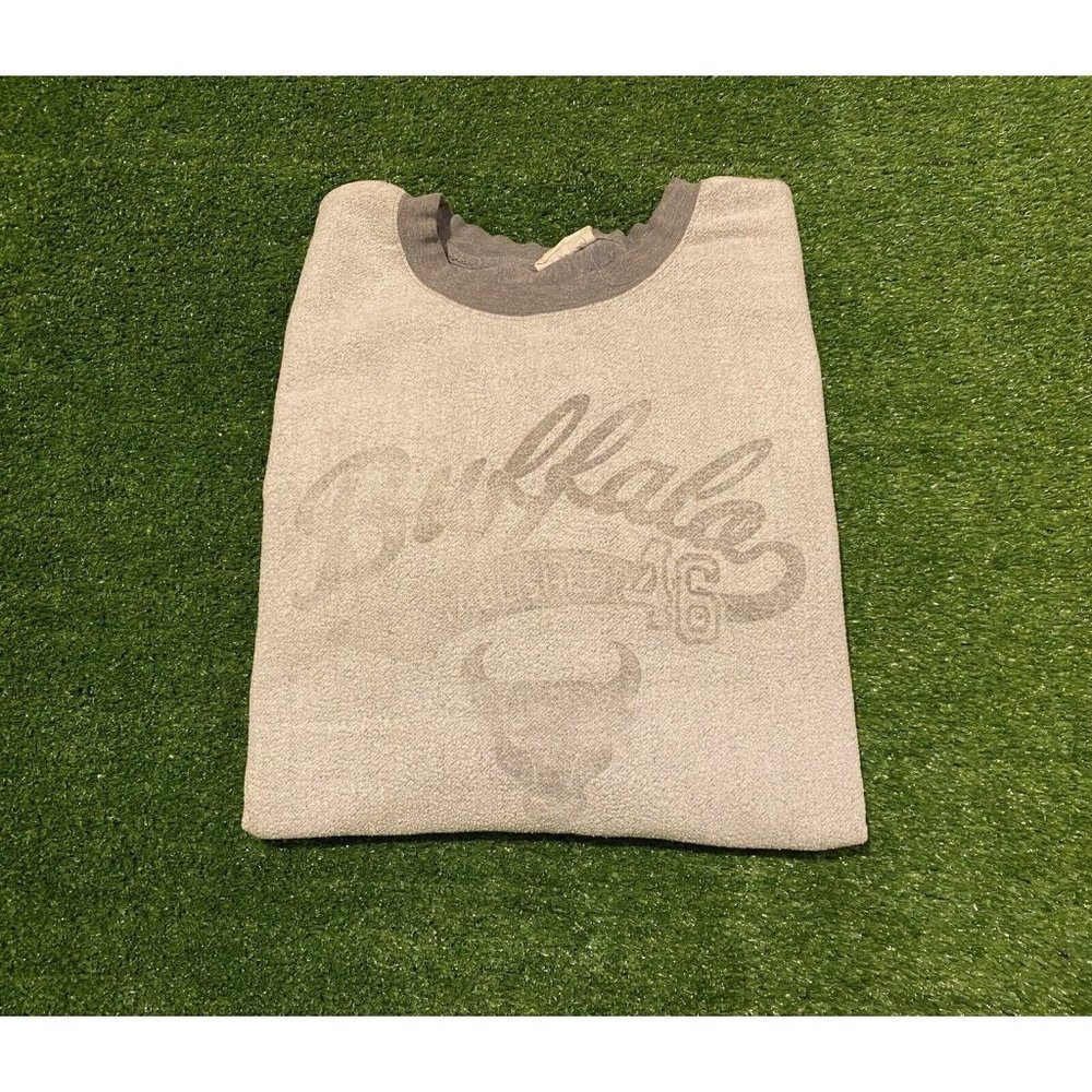 Vintage MV Sport Reverse Pro Weave Buffalo Bulls crewneck sweatshirt XL gray